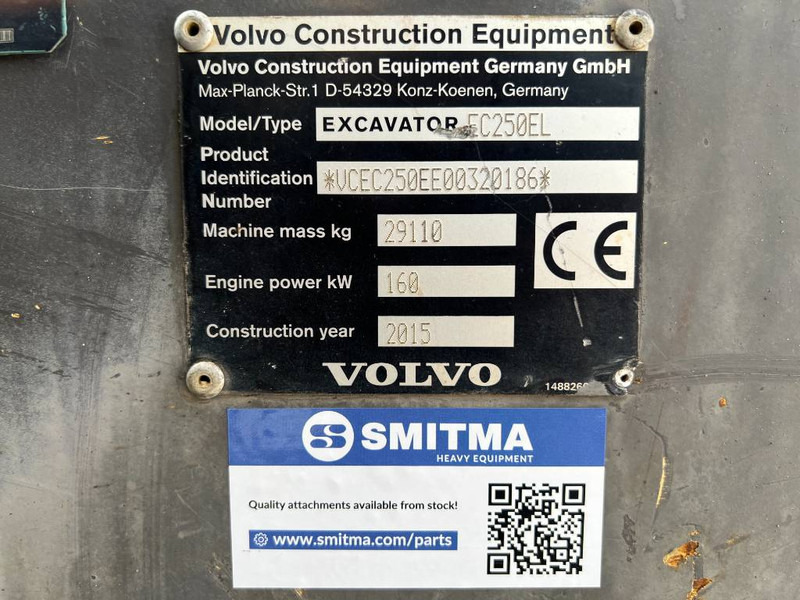 Volvo EC250E L - Escavadora de rastos: foto 5 Volvo EC250E L - Escavadora de rastos: foto 5