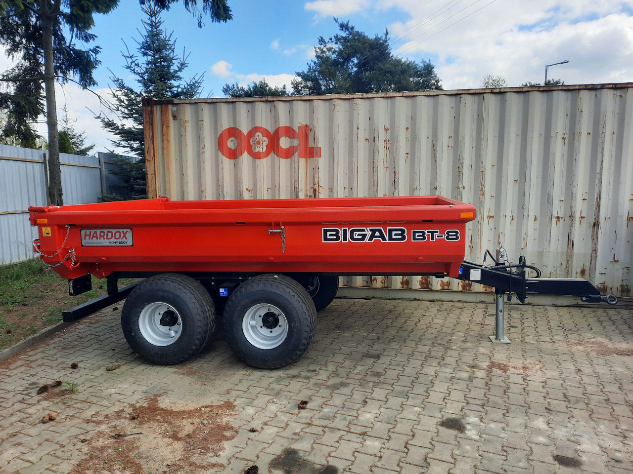 BIGAB BT-8 Hardox - Reboque basculante: foto 1 BIGAB BT-8 Hardox - Reboque basculante: foto 1