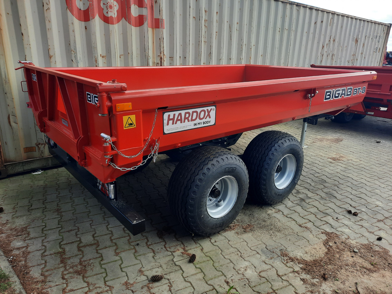 BIGAB BT-8 Hardox - Reboque basculante: foto 4 BIGAB BT-8 Hardox - Reboque basculante: foto 4
