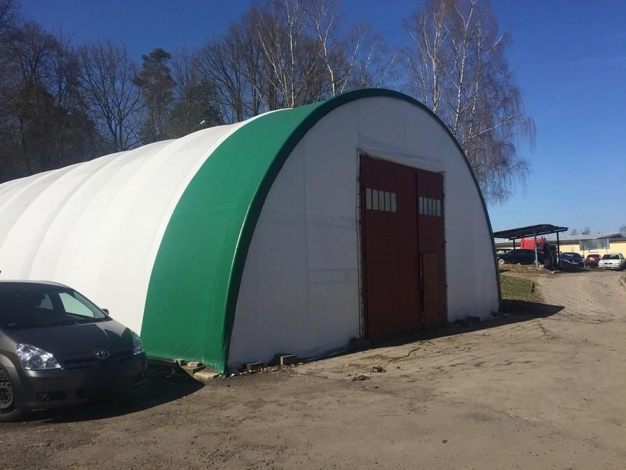 Hala Namiotowa Łukowa 19.81 m x 9.14 m x 4.5 m - Equipamento de construção: foto 1 Hala Namiotowa Łukowa 19.81 m x 9.14 m x 4.5 m - Equipamento de construção: foto 1