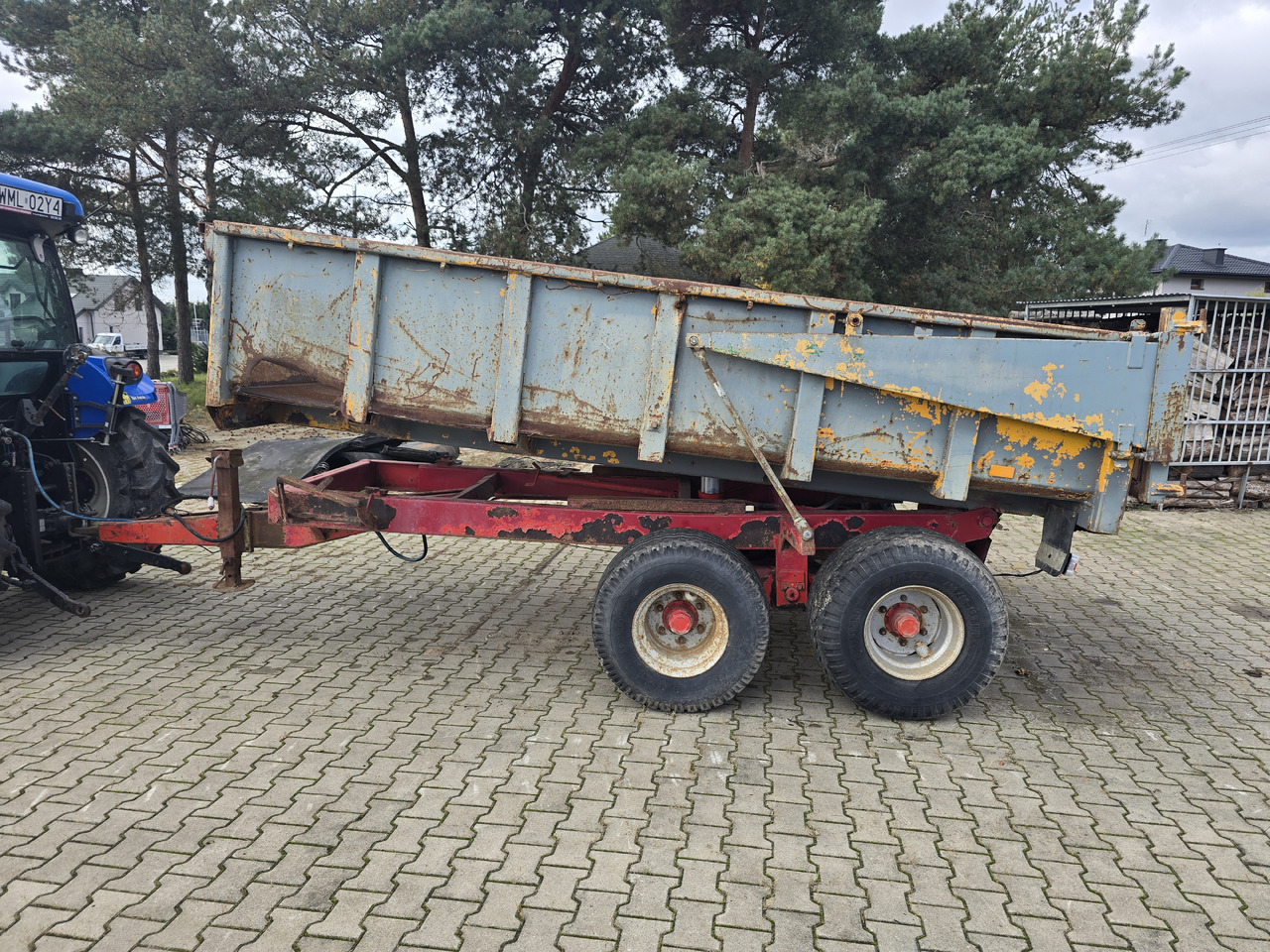 Reboque basculante agrícola MORE MASKINER T-041/k hardox: foto 6