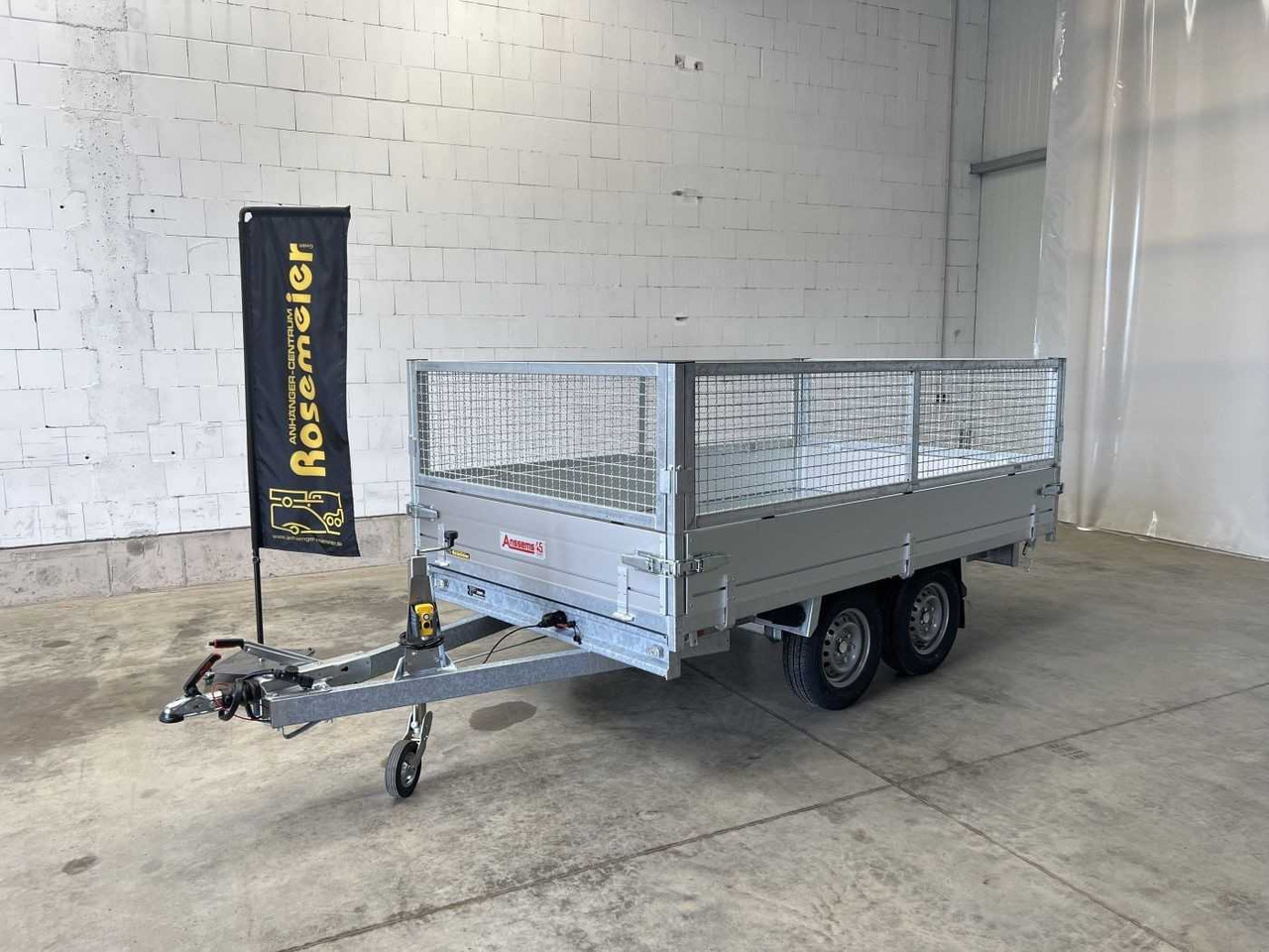 Reboque basculante novo ANSSEMS KSX 2500.305x178 E Gitter Dreiseitenkipper: foto 29