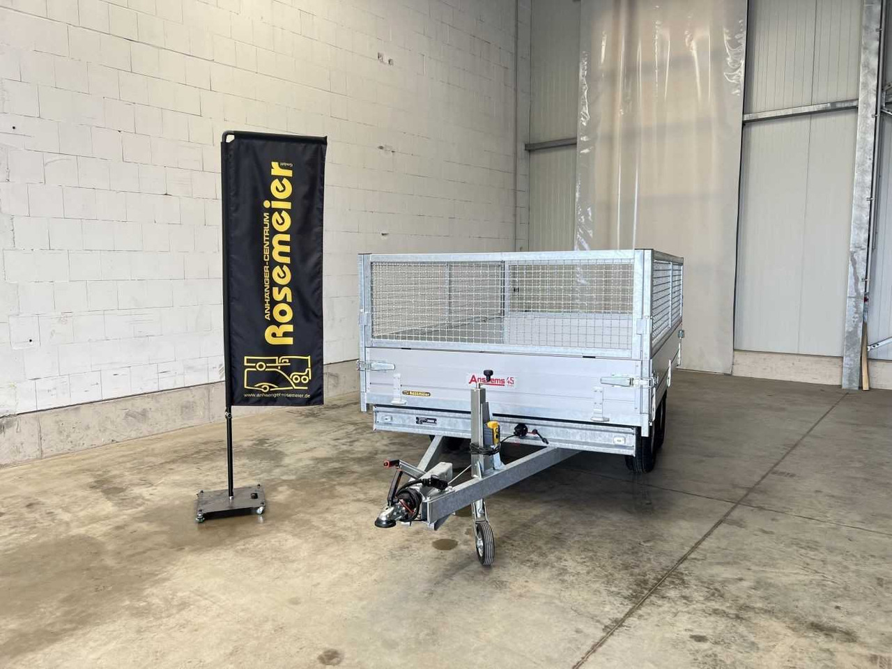 Reboque basculante novo ANSSEMS KSX 2500.305x178 E Gitter Dreiseitenkipper: foto 27