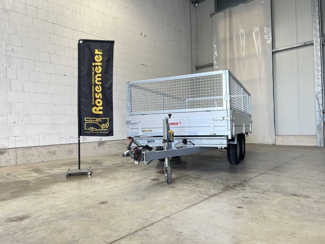 Reboque basculante novo ANSSEMS KSX 2500.305x178 E Gitter Dreiseitenkipper: foto 28