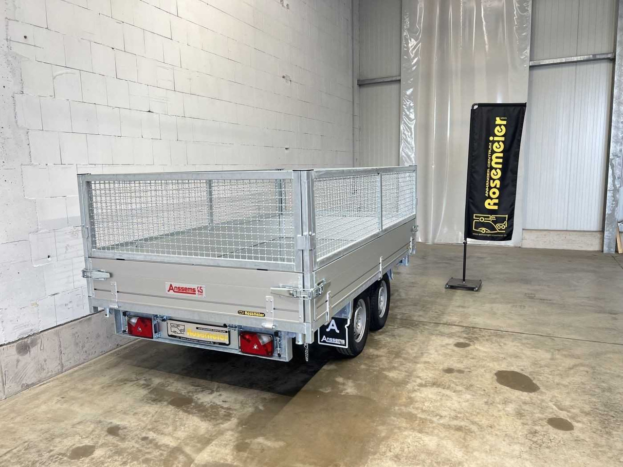 Reboque basculante novo ANSSEMS KSX 2500.305x178 E Gitter Dreiseitenkipper: foto 9
