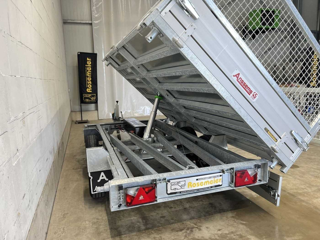 Reboque basculante novo ANSSEMS KSX 2500.305x178 E Gitter Dreiseitenkipper: foto 7