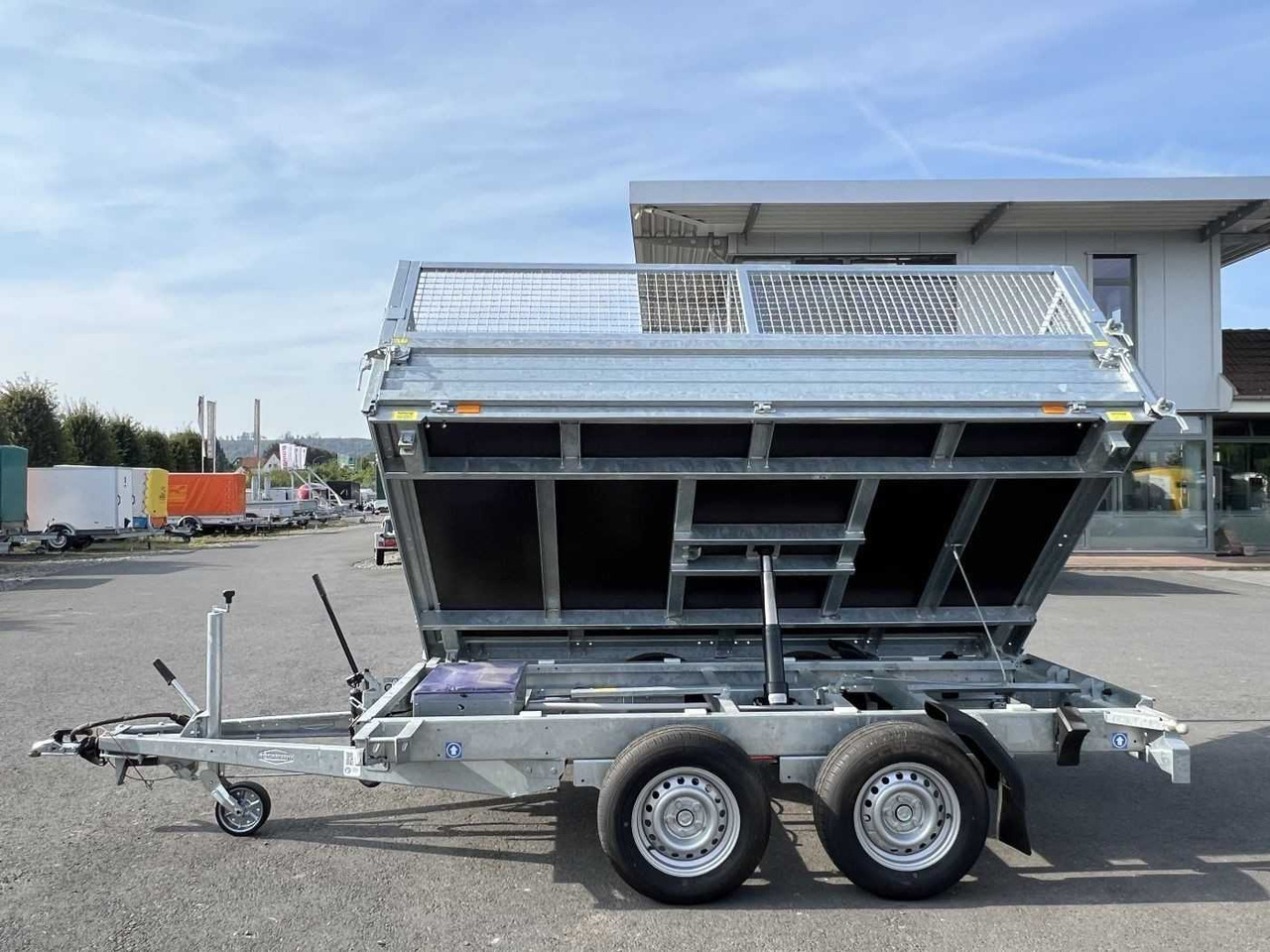 Reboque basculante BOECKMANN DK-ST 3218/27 P Gitter Dreiseitenkipper: foto 6