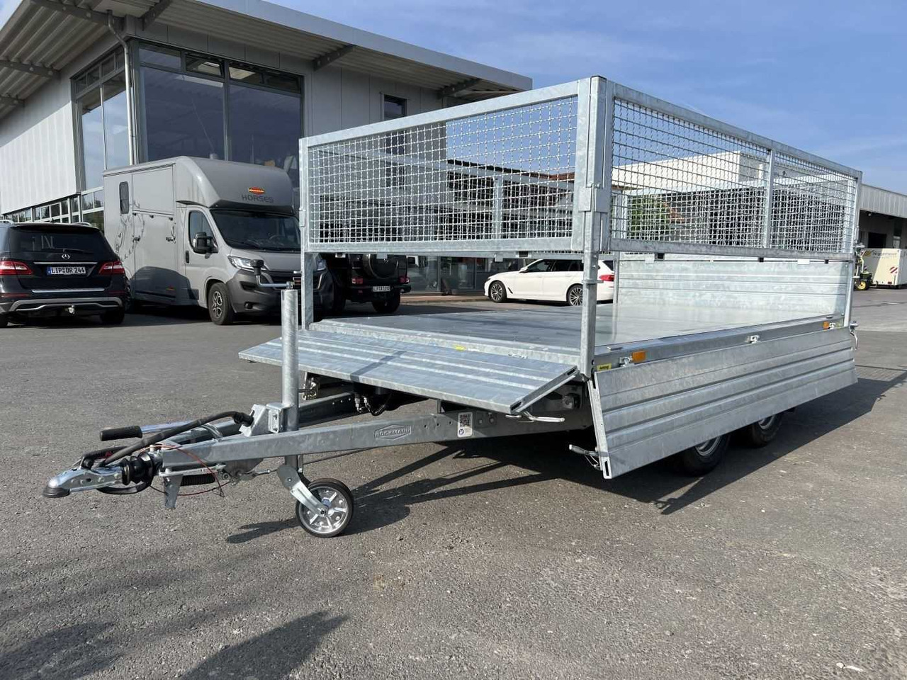 Reboque basculante BOECKMANN DK-ST 3218/27 P Gitter Dreiseitenkipper: foto 13