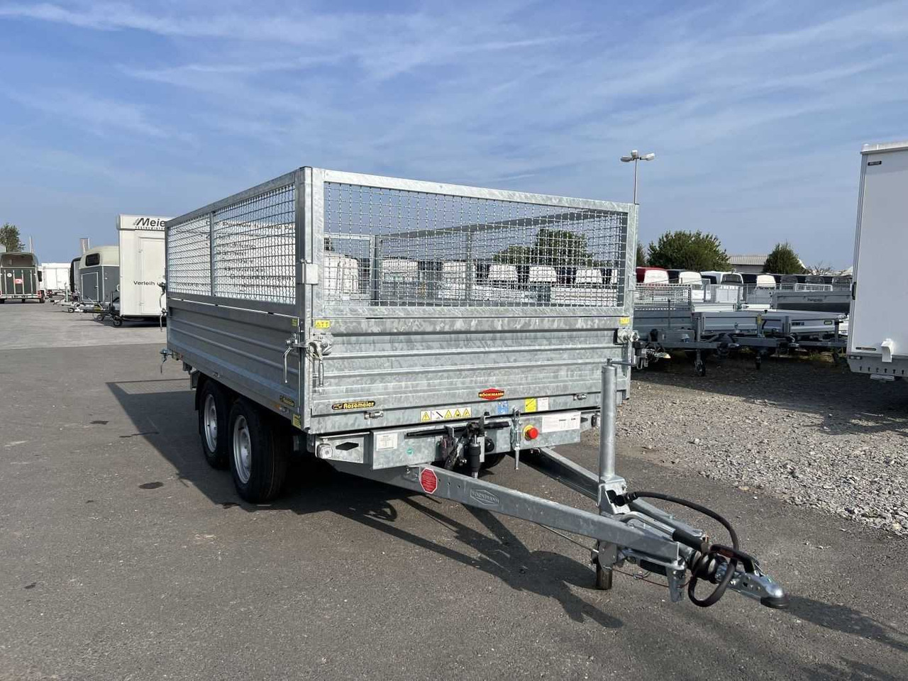 Reboque basculante BOECKMANN DK-ST 3218/27 P Gitter Dreiseitenkipper: foto 9