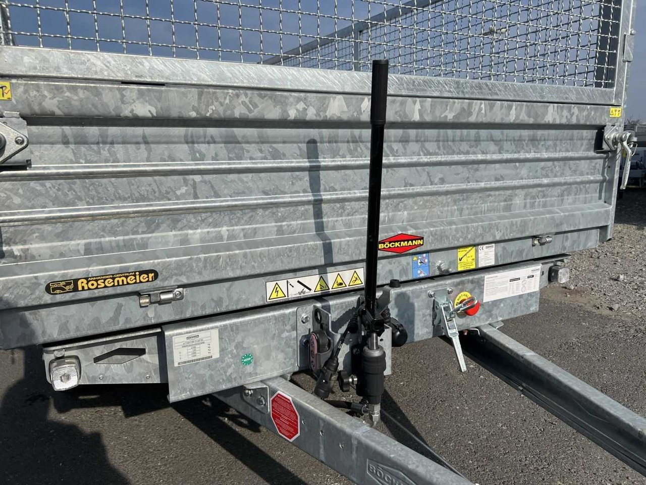Reboque basculante BOECKMANN DK-ST 3218/27 P Gitter Dreiseitenkipper: foto 14