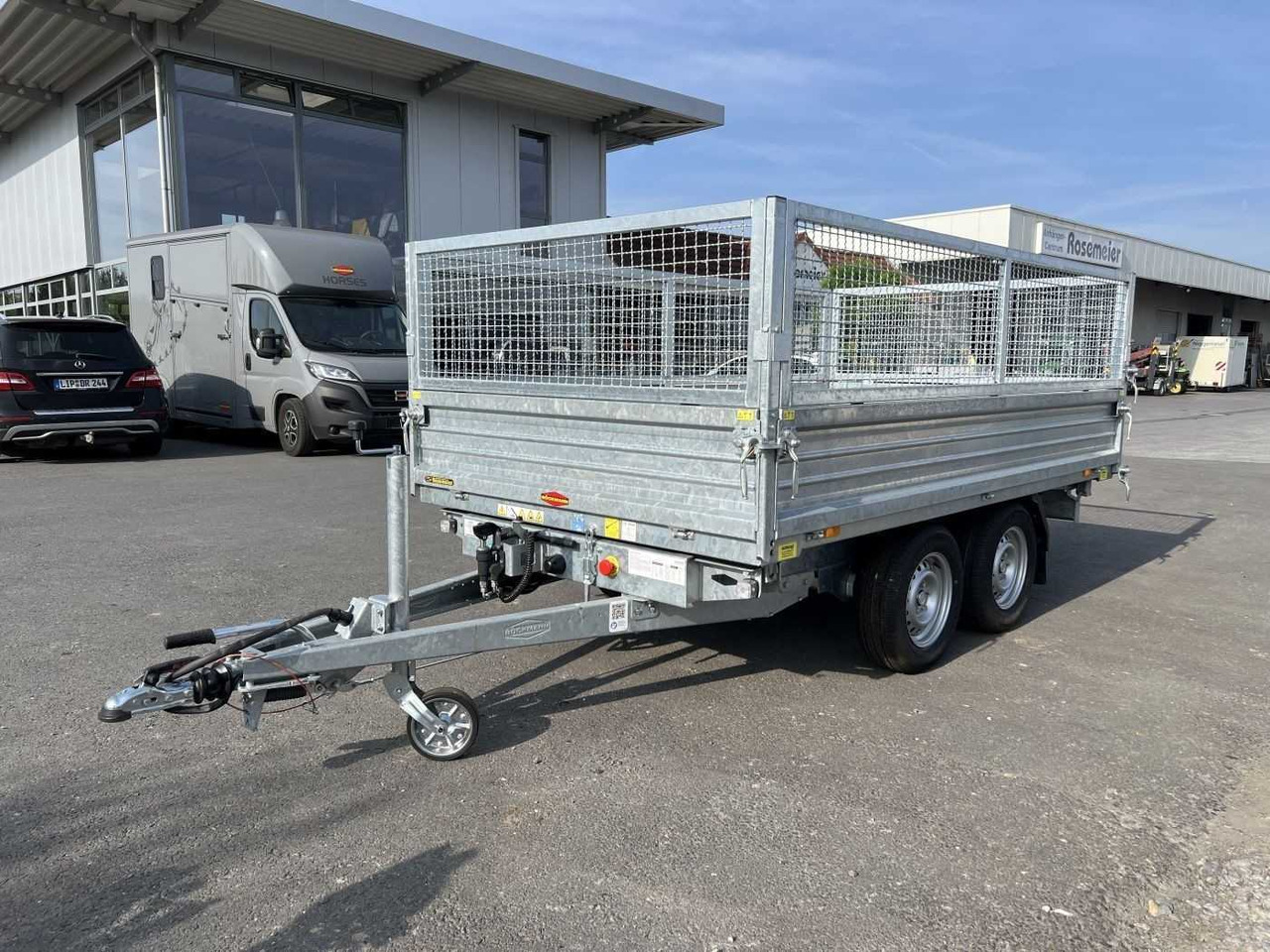 Reboque basculante BOECKMANN DK-ST 3218/27 P Gitter Dreiseitenkipper: foto 19