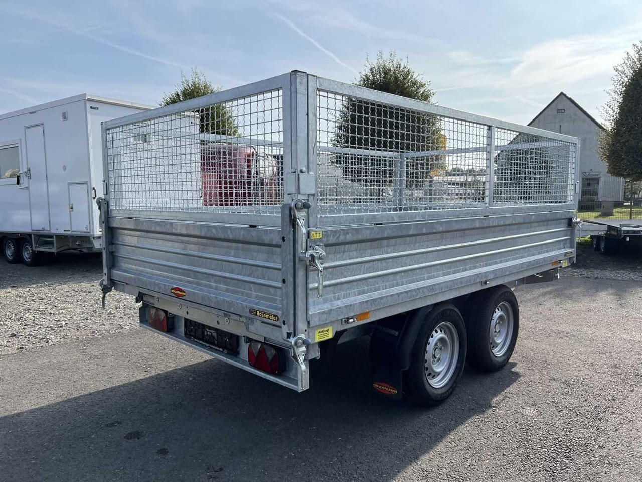 Reboque basculante BOECKMANN DK-ST 3218/27 P Gitter Dreiseitenkipper: foto 8