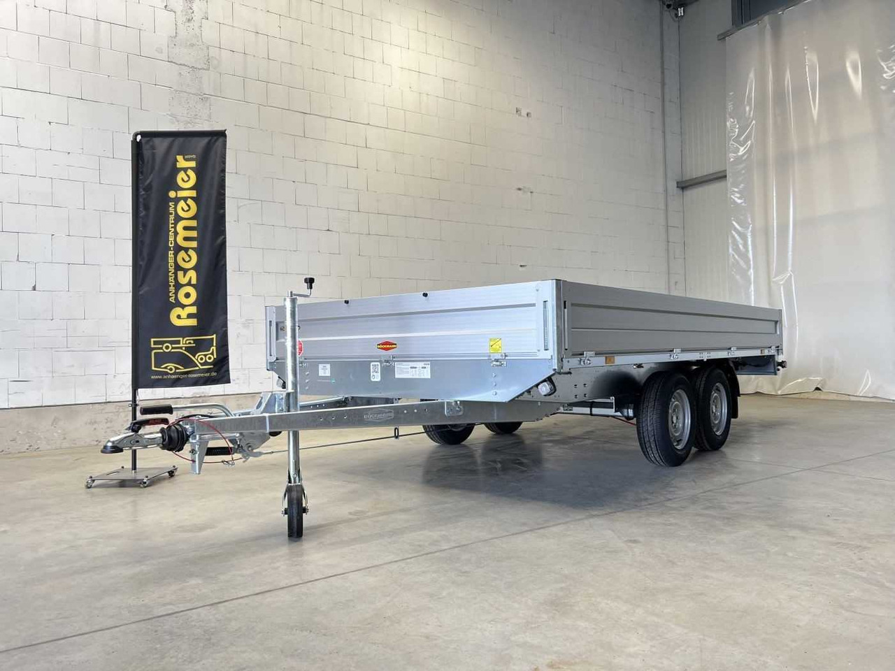 Reboque plataforma/ Caixa aberta novo BOECKMANN HL-AL 4121/27 Eco Hochlader: foto 23