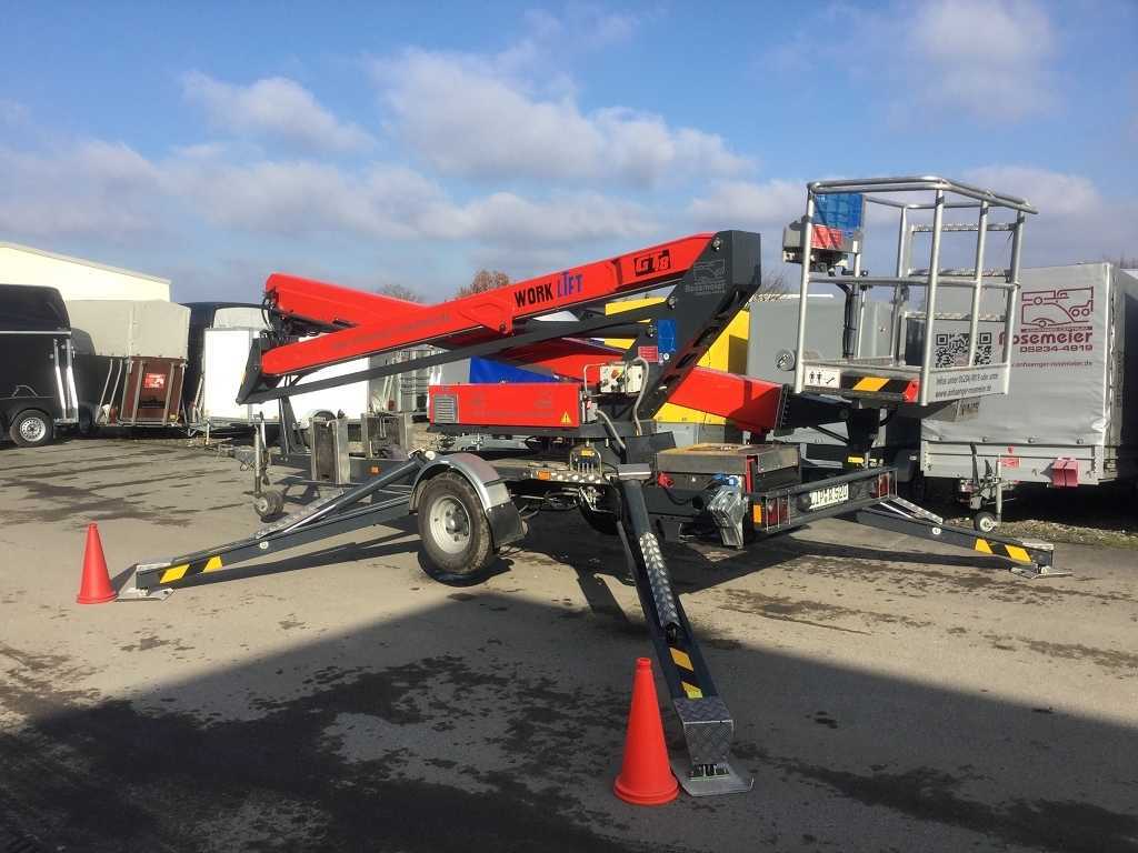 PAUS Lift GT 18A Sonderanhänger Mietgerät Maschinentransporter - Plataforma de elevaçao rebocável: foto 1 PAUS Lift GT 18A Sonderanhänger Mietgerät Maschinentransporter - Plataforma de elevaçao rebocável: foto 1