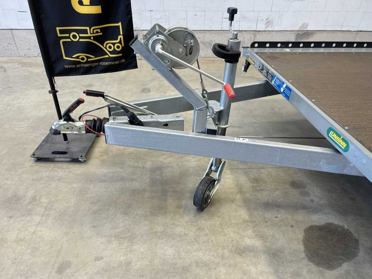 Reboque porta máquinas novo UNSINN UF 3617-13 Maschinentransporter: foto 20