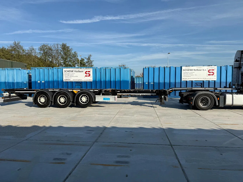 D-Tec Flexitrailer 3x Extandable / For all sizes container/tyres all 80%/Holland Trailer - Semi-reboque transportador de contêineres/ Caixa móvel: foto 3 D-Tec Flexitrailer 3x Extandable / For all sizes container/tyres all 80%/Holland Trailer - Semi-reboque transportador de contêineres/ Caixa móvel: foto 3