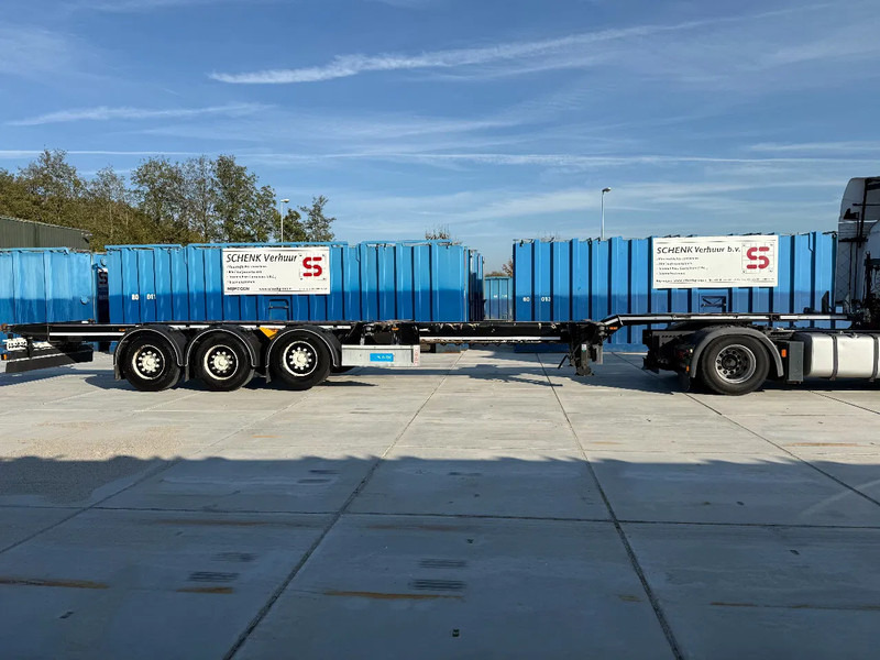 D-Tec Flexitrailer 3x Extandable / For all sizes container/tyres all 80%/Holland Trailer - Semi-reboque transportador de contêineres/ Caixa móvel: foto 2 D-Tec Flexitrailer 3x Extandable / For all sizes container/tyres all 80%/Holland Trailer - Semi-reboque transportador de contêineres/ Caixa móvel: foto 2