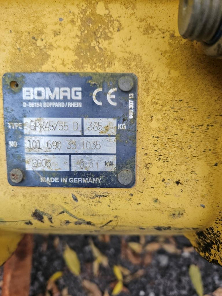 Placas vibratórias BOMAG: foto 7