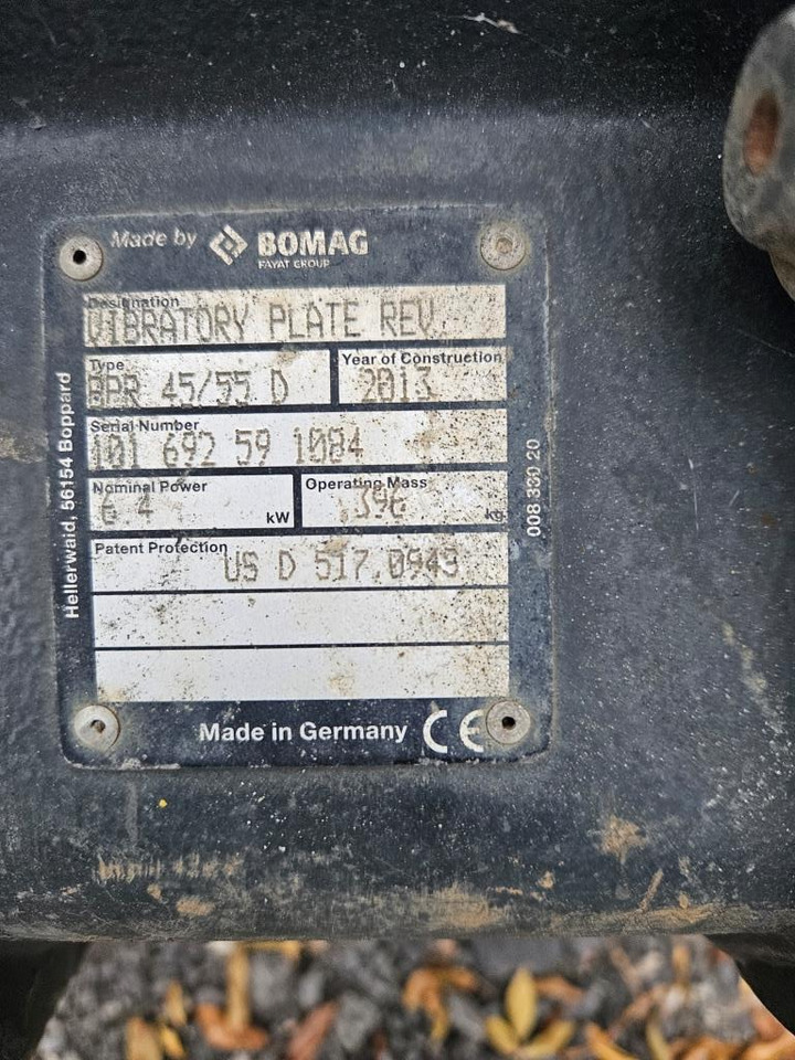 Placas vibratórias BOMAG: foto 8