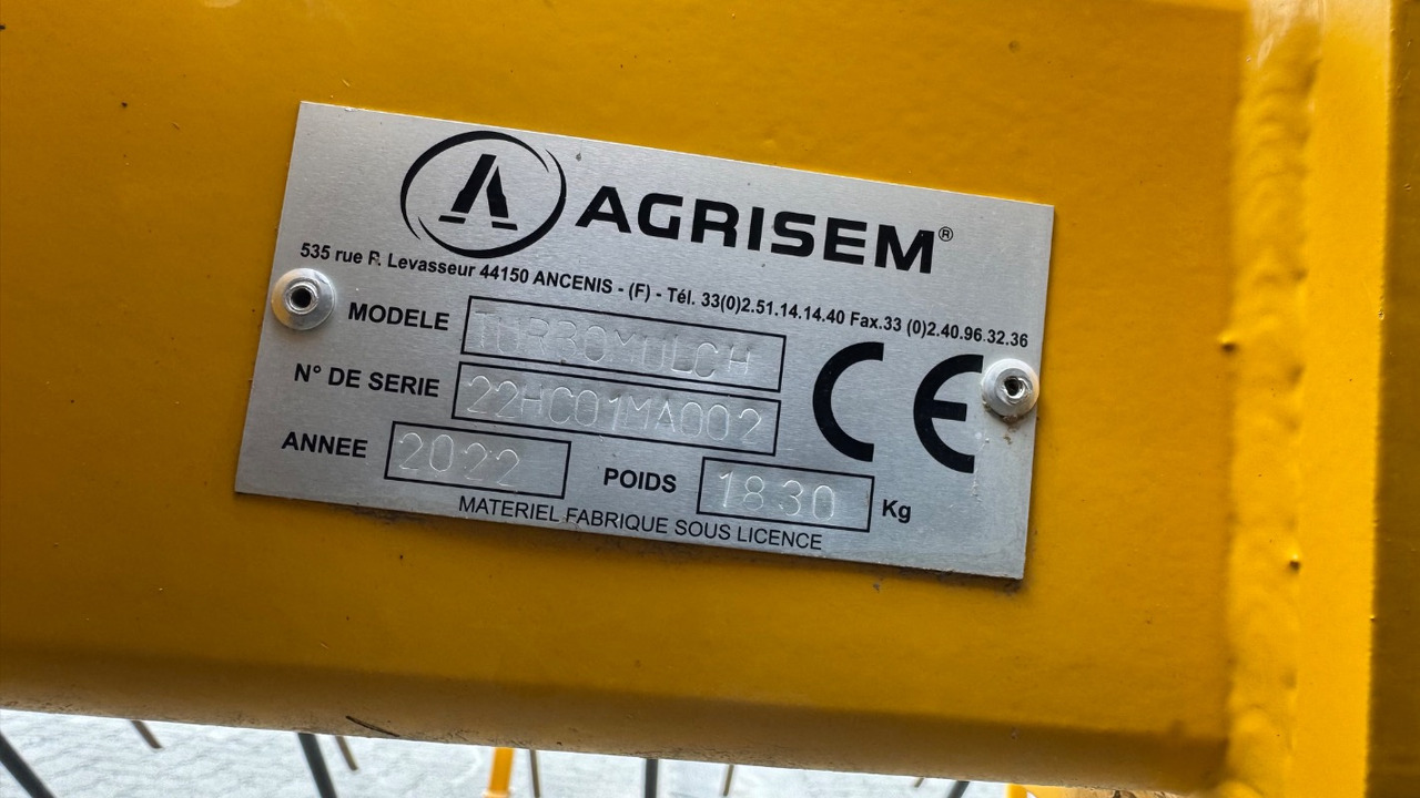 Agrisem Turbolmulch 6,20 Vorführmaschine - Grade: foto 2 Agrisem Turbolmulch 6,20 Vorführmaschine - Grade: foto 2