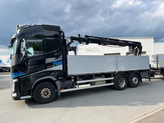 Volvo FH500 Baustoff LKW Hiap 177K Top gepflegt - Camião grua: foto 1 Volvo FH500 Baustoff LKW Hiap 177K Top gepflegt - Camião grua: foto 1