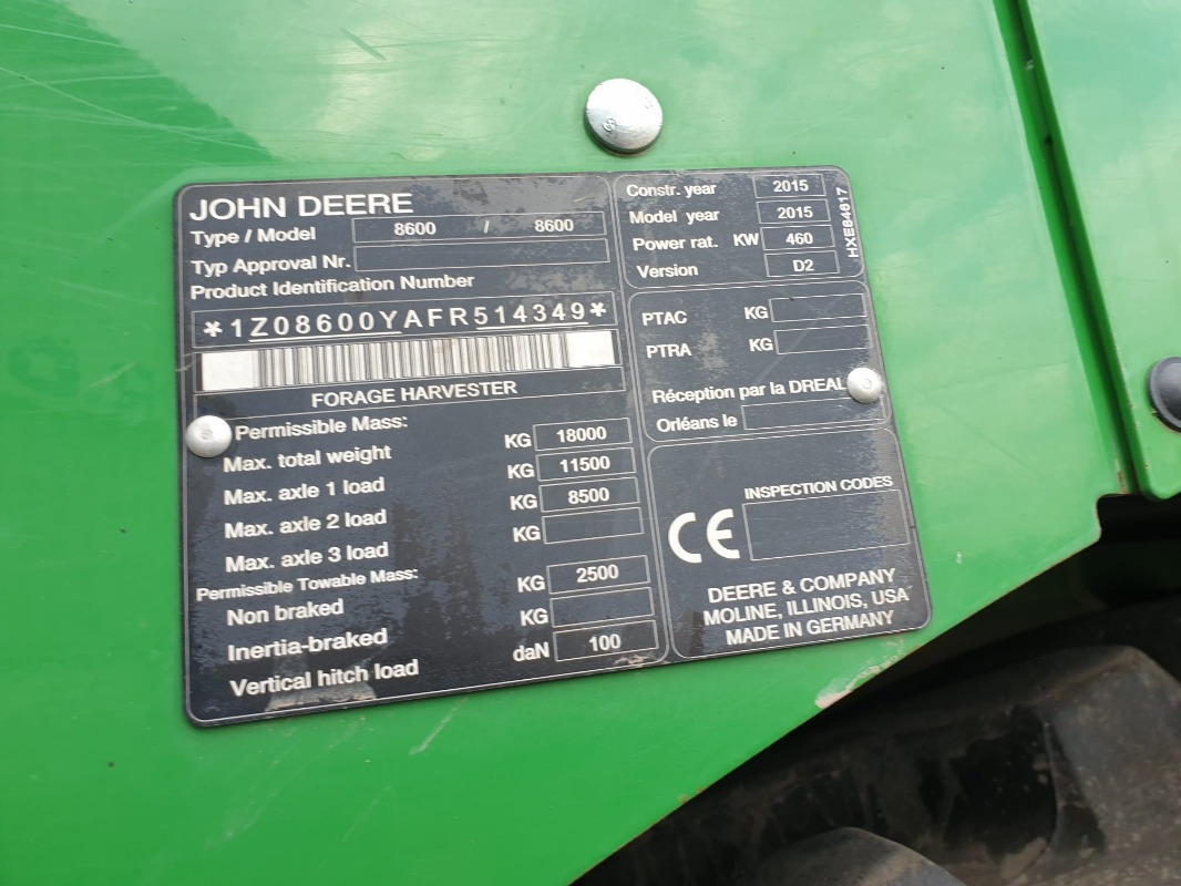 John Deere 8600 - Colheitadeira: foto 4 John Deere 8600 - Colheitadeira: foto 4