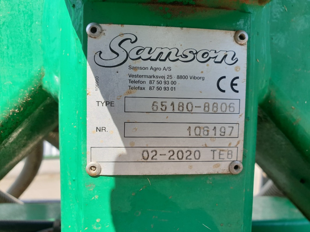 Samson TE 8 - Equipamento de fertilização: foto 2 Samson TE 8 - Equipamento de fertilização: foto 2