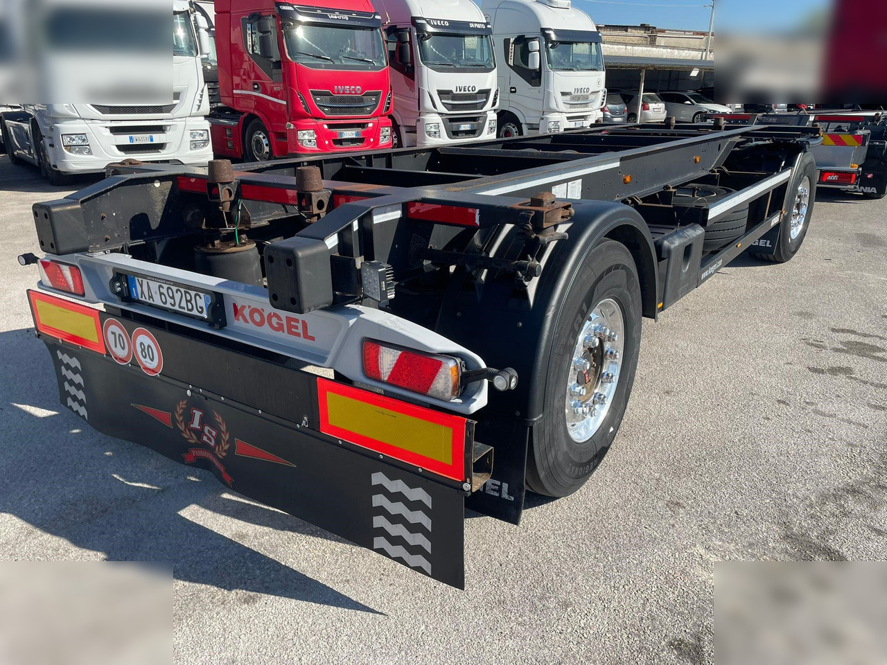 KÖGEL - Reboque transportador de contêineres/ Caixa móvel: foto 1 KÖGEL - Reboque transportador de contêineres/ Caixa móvel: foto 1