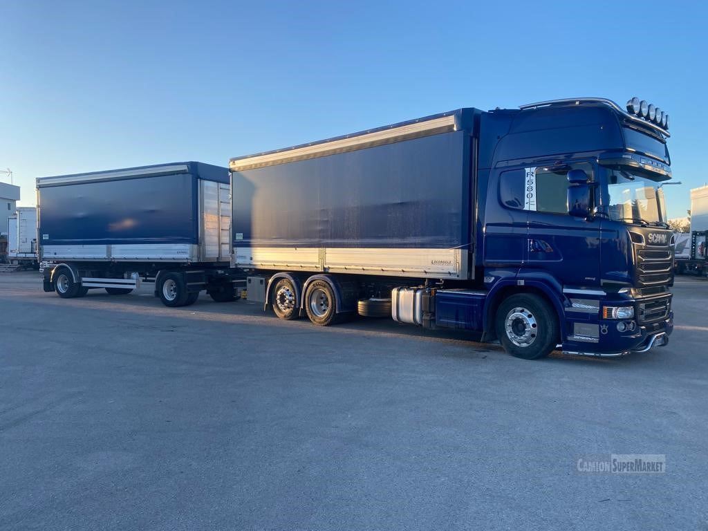 Camião de lona SCANIA R580: foto 1