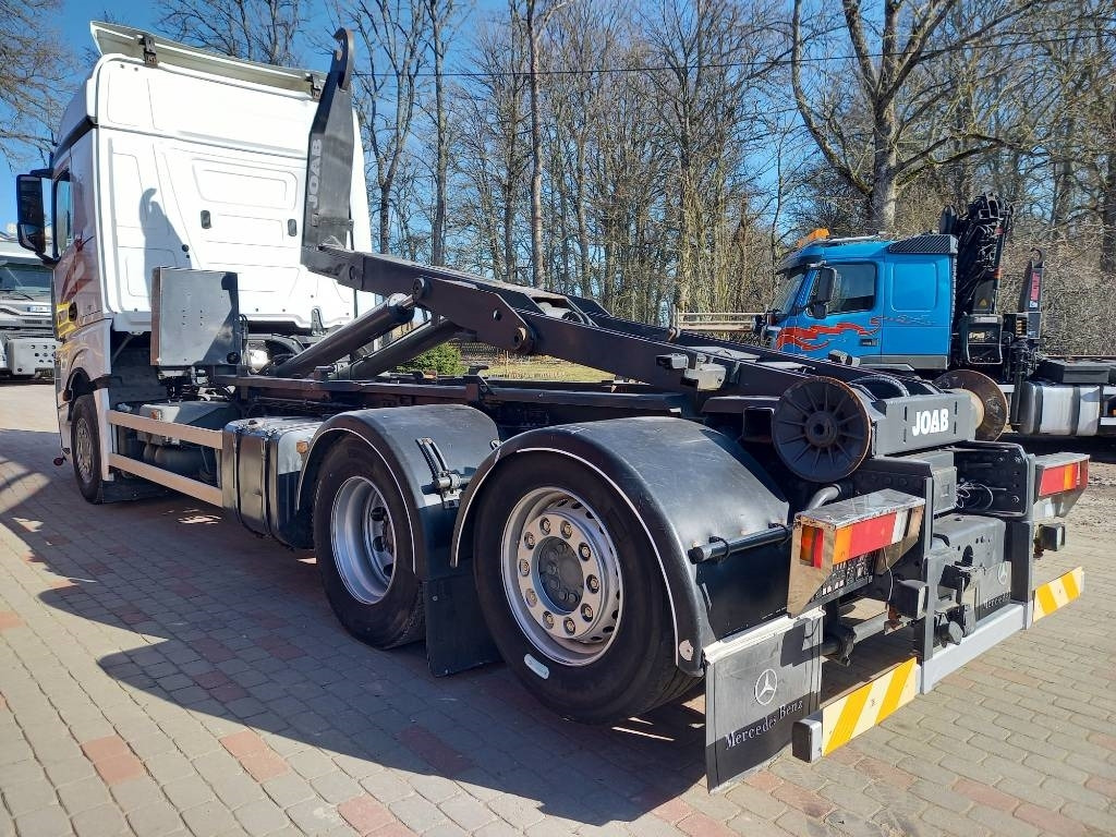 Camião polibenne Mercedes-Benz Actros, 6X2, JOAB HOOK LIFT: foto 17