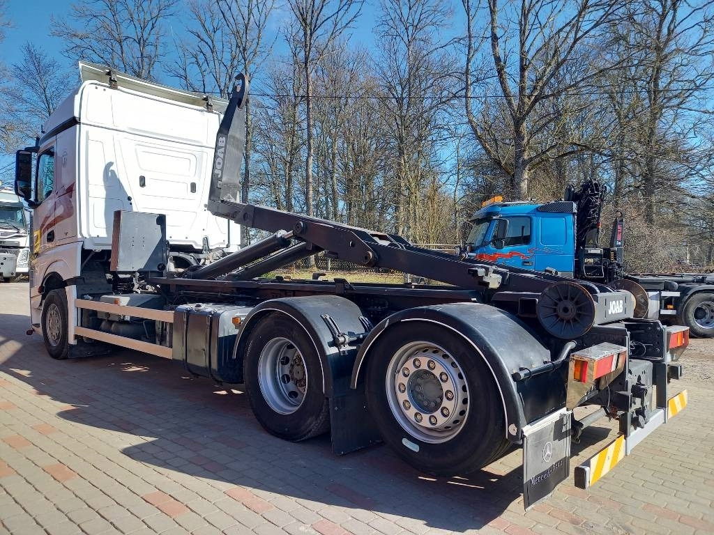 Camião polibenne Mercedes-Benz Actros, 6X2, JOAB HOOK LIFT: foto 18