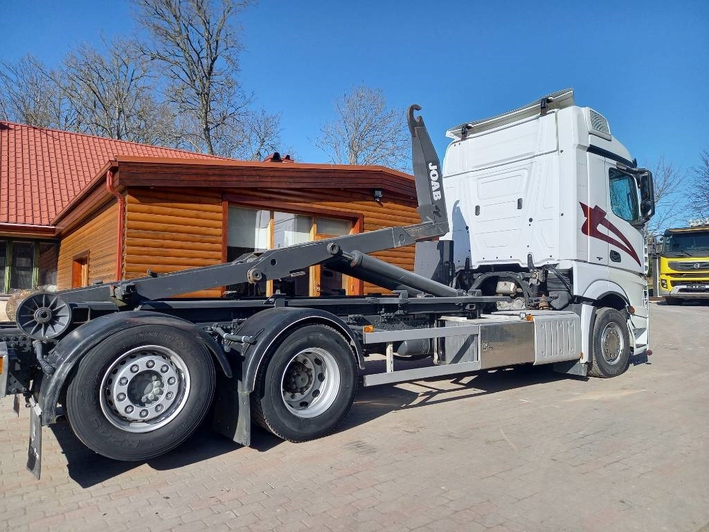 Camião polibenne Mercedes-Benz Actros, 6X2, JOAB HOOK LIFT: foto 14