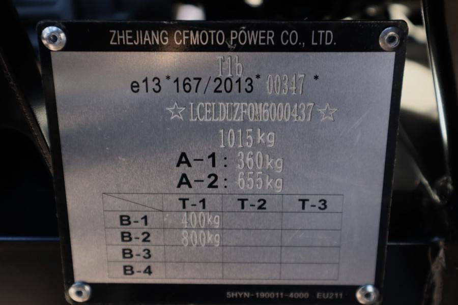 Quadriciclo CFMoto UFORCE600 Valid Inspection, *Guarantee! Dutch Regi: foto 6