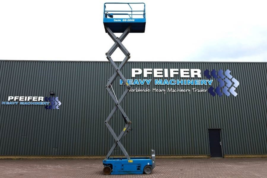 Genie GS2646 Electric, Working Height 9.80m, Capacity 45 - Plataforma de Tijera/ Plataforma de tesoura: foto 3 Genie GS2646 Electric, Working Height 9.80m, Capacity 45 - Plataforma de Tijera/ Plataforma de tesoura: foto 3