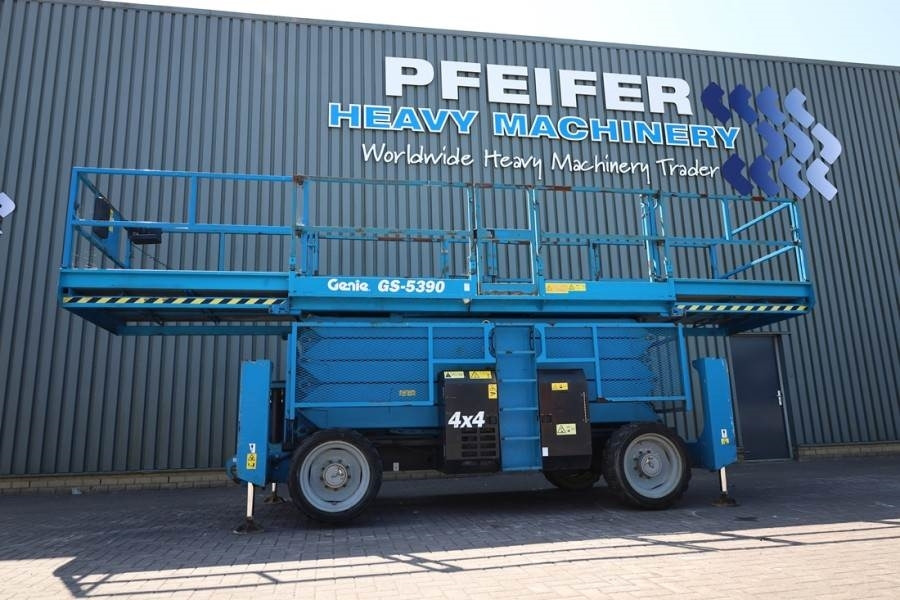 Plataforma de Tijera/ Plataforma de tesoura Genie GS5390 Diesel, 4x4 Drive, 18.15m Working Height, 6: foto 10
