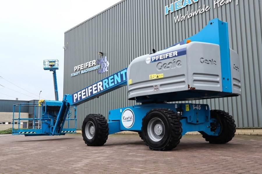 Plataforma telescópica Genie S45 Valid inspection, *Guarantee! Diesel, 4x4 Driv: foto 9