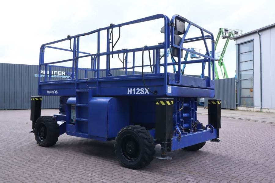Plataforma de Tijera/ Plataforma de tesoura Haulotte H12SX Diesel, 4x4 Drive, 12m Working Height, 700kg: foto 7