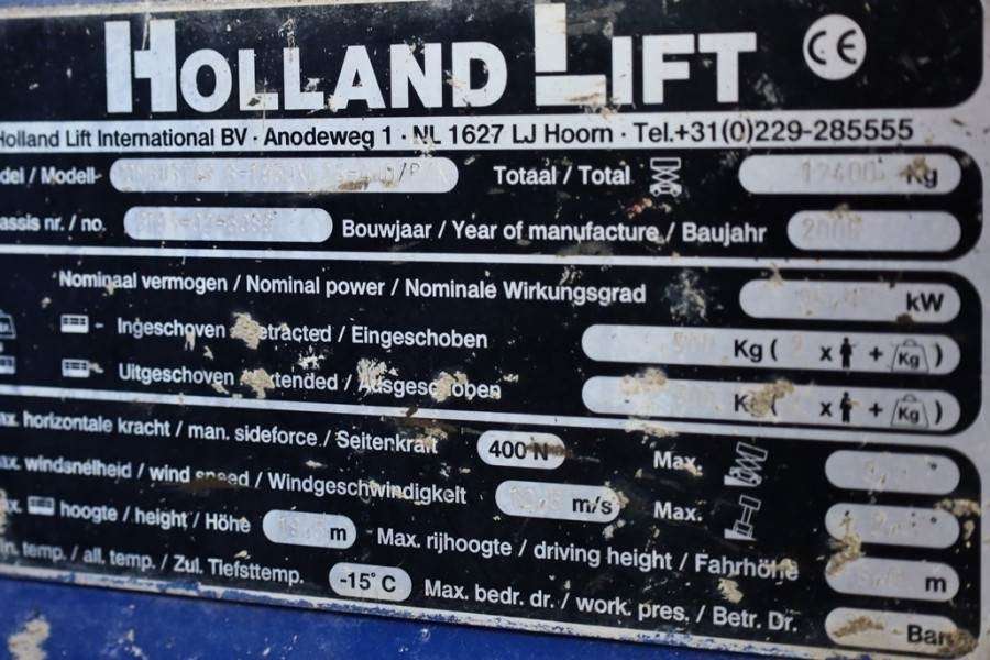 Holland Lift Combistar B-195DXL25-4WD Diesel, 4x4 Drive, 21.5m - Plataforma de Tijera/ Plataforma de tesoura: foto 3 Holland Lift Combistar B-195DXL25-4WD Diesel, 4x4 Drive, 21.5m - Plataforma de Tijera/ Plataforma de tesoura: foto 3