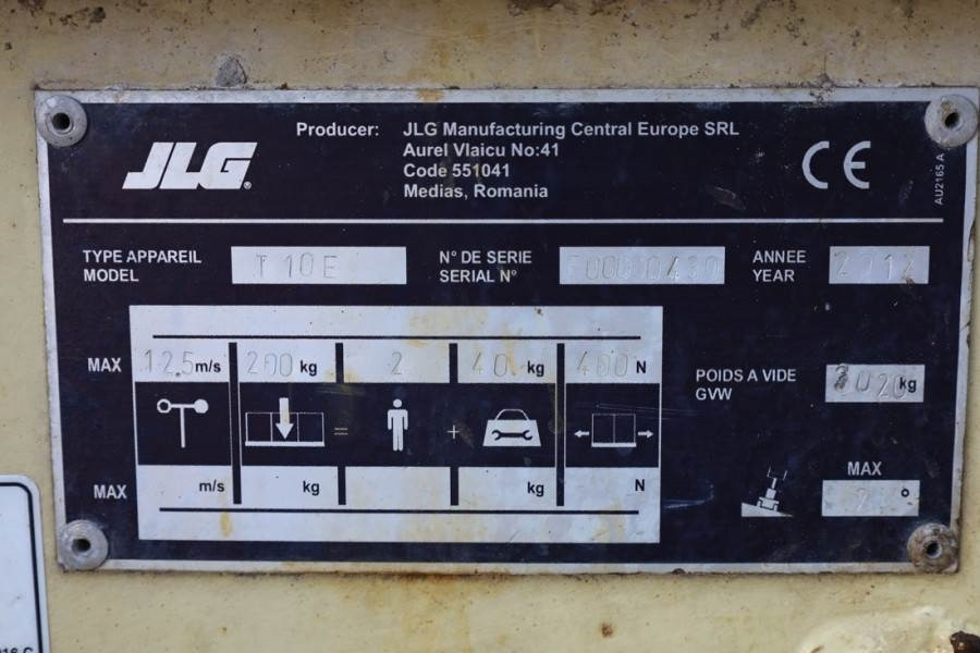 Plataforma articulada JLG Toucan 10E Electric, 10.1 m Working Height, 200kg: foto 7