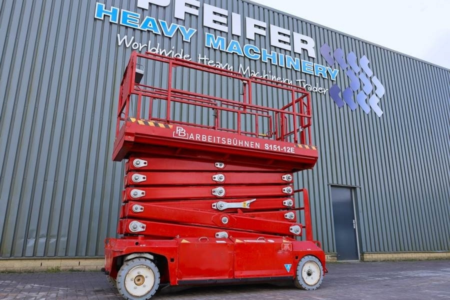 PB LIFT S151-12E Electric, 15m Working Height, 550kg - Plataforma de Tijera/ Plataforma de tesoura: foto 1 PB LIFT S151-12E Electric, 15m Working Height, 550kg - Plataforma de Tijera/ Plataforma de tesoura: foto 1