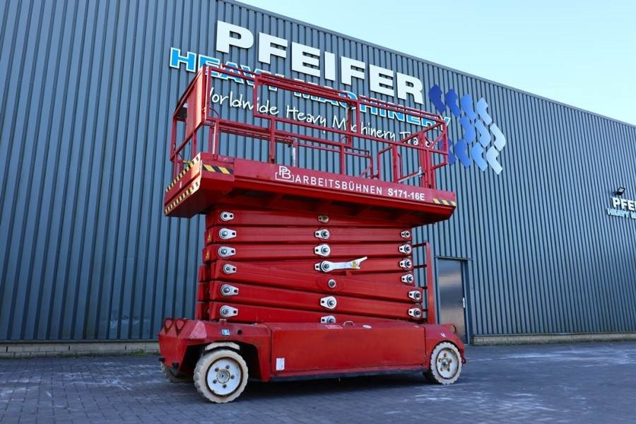PB LIFT S171-16E Electric, 17.3m Working Height, 400k - Plataforma de Tijera/ Plataforma de tesoura: foto 1 PB LIFT S171-16E Electric, 17.3m Working Height, 400k - Plataforma de Tijera/ Plataforma de tesoura: foto 1