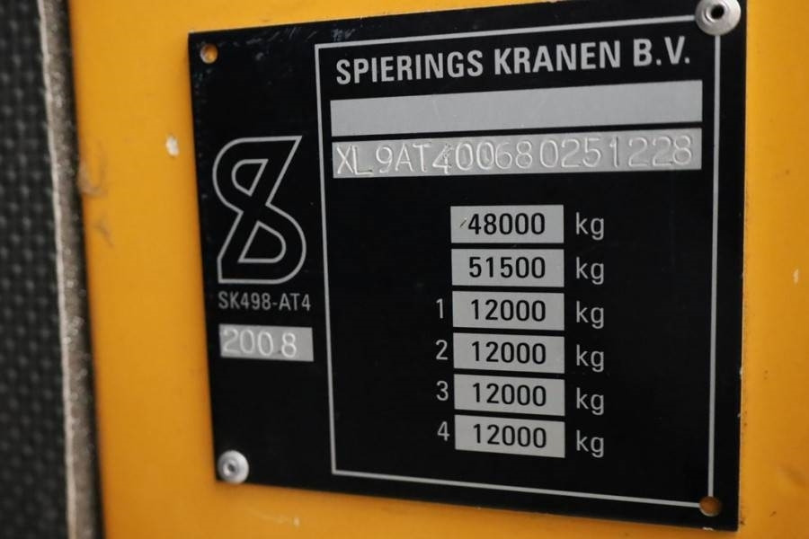Spierings SK498-AT4 Diesel, 8x6x6 Drive, 8t Capacity, 44m Fl - Guindaste de torre: foto 5 Spierings SK498-AT4 Diesel, 8x6x6 Drive, 8t Capacity, 44m Fl - Guindaste de torre: foto 5