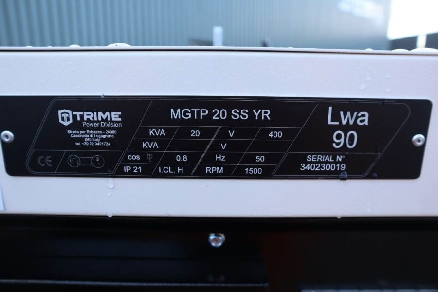 Trime MGTP 20 SS YR Valid inspection, *Guarantee! Diesel - Gerador elétrico: foto 5 Trime MGTP 20 SS YR Valid inspection, *Guarantee! Diesel - Gerador elétrico: foto 5