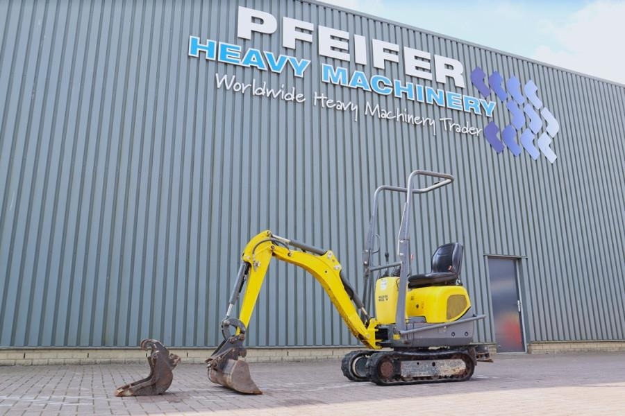 Wacker Neuson E08-01 Wacker Neuson mini excavator including 2 bu - Mini escavadeira: foto 1 Wacker Neuson E08-01 Wacker Neuson mini excavator including 2 bu - Mini escavadeira: foto 1