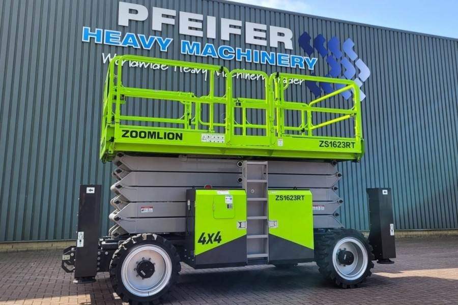 Zoomlion ZS1623RT Diesel, 4x4 Drive, 18m Working Height, 68 - Plataforma de Tijera/ Plataforma de tesoura: foto 1 Zoomlion ZS1623RT Diesel, 4x4 Drive, 18m Working Height, 68 - Plataforma de Tijera/ Plataforma de tesoura: foto 1