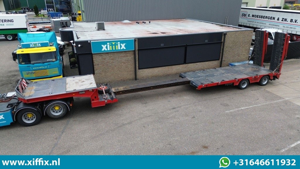 Faymonville 2-ass. Uitschuifbare semi dieplader met dubbele hydr. Kleppen / 2x gestuurd - Semi-reboque baixa: foto 1 Faymonville 2-ass. Uitschuifbare semi dieplader met dubbele hydr. Kleppen / 2x gestuurd - Semi-reboque baixa: foto 1