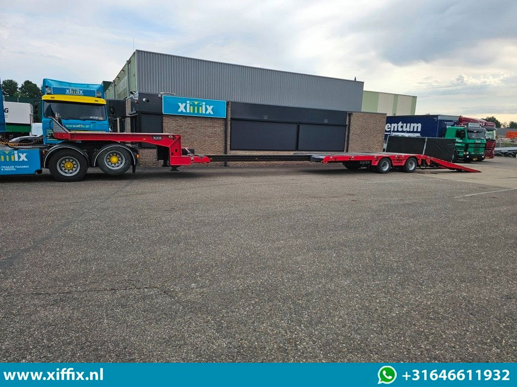 Semi-reboque baixa Faymonville 2-ass. Uitschuifbare semi dieplader met dubbele hydr. Kleppen / 2x gestuurd: foto 12