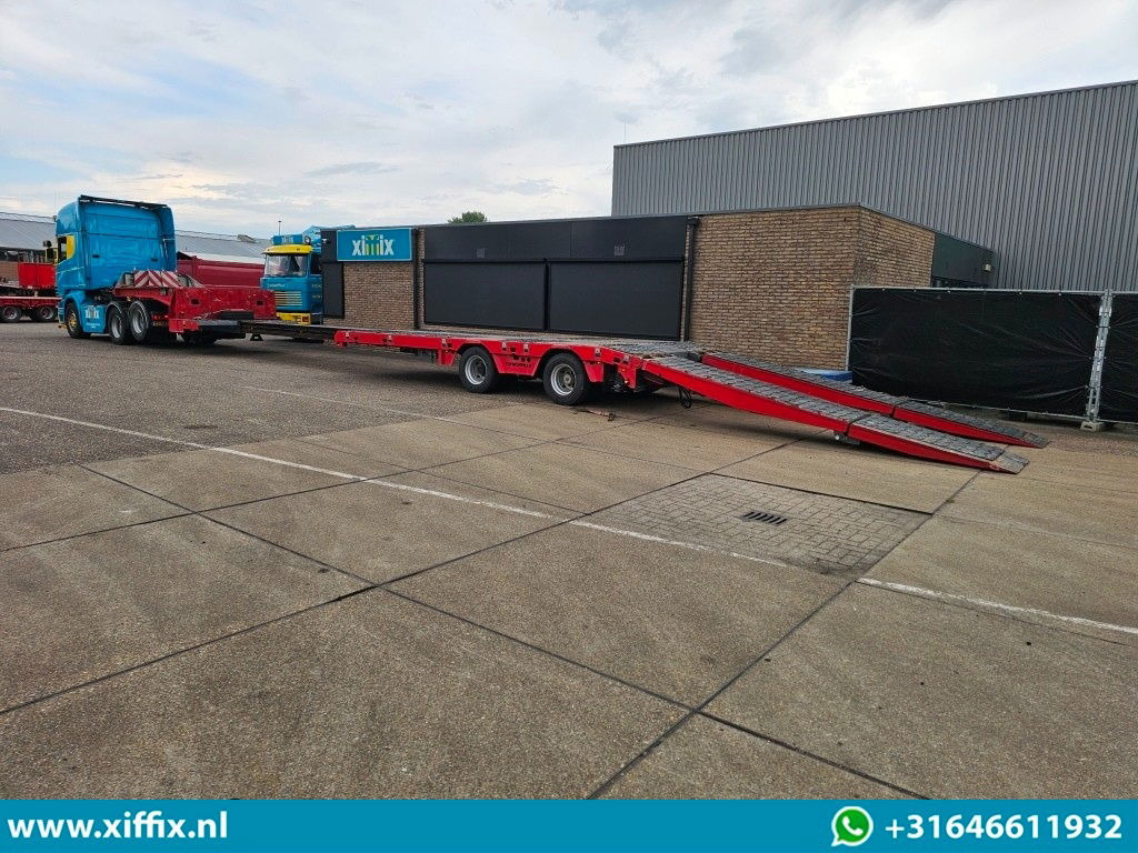 Semi-reboque baixa Faymonville 2-ass. Uitschuifbare semi dieplader met dubbele hydr. Kleppen / 2x gestuurd: foto 6