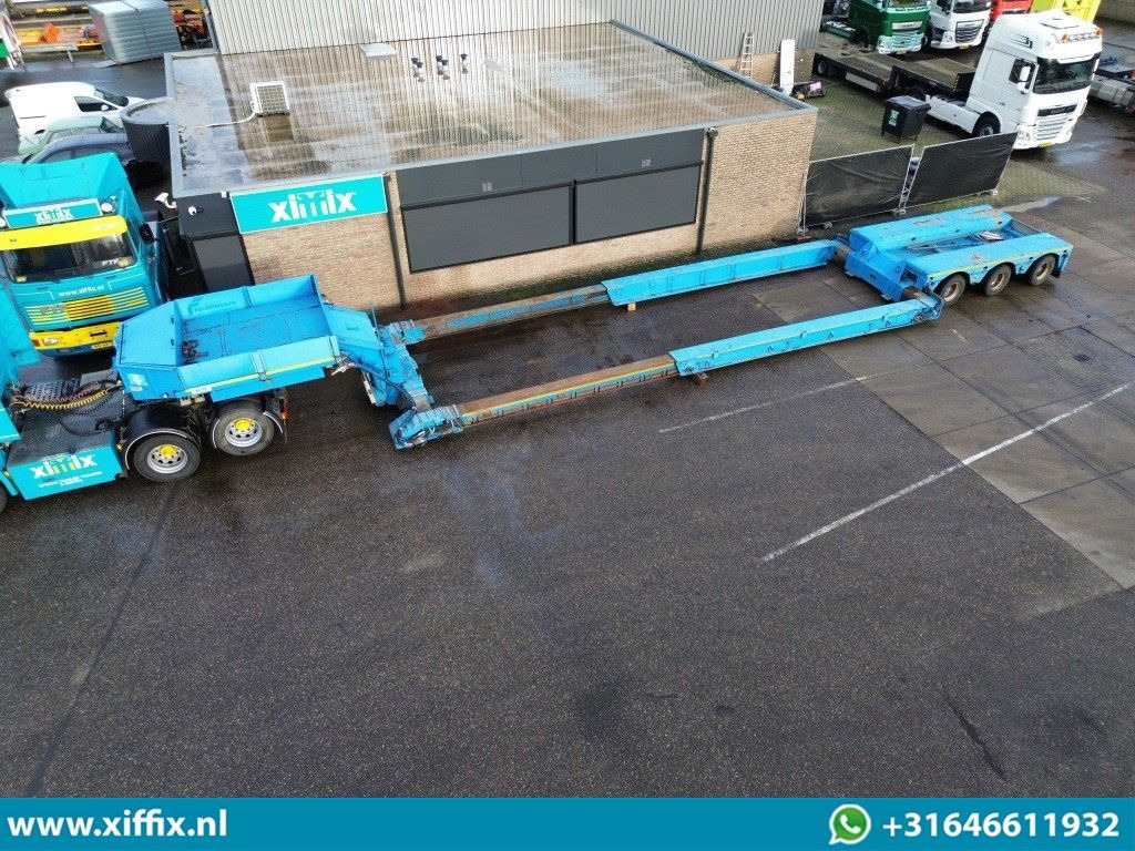 Faymonville 3-ass. Uitschuifbare dieplader met afn. Nek / Hydr. Verbreedbaar / 3x gestuurd - Semi-reboque baixa: foto 1 Faymonville 3-ass. Uitschuifbare dieplader met afn. Nek / Hydr. Verbreedbaar / 3x gestuurd - Semi-reboque baixa: foto 1