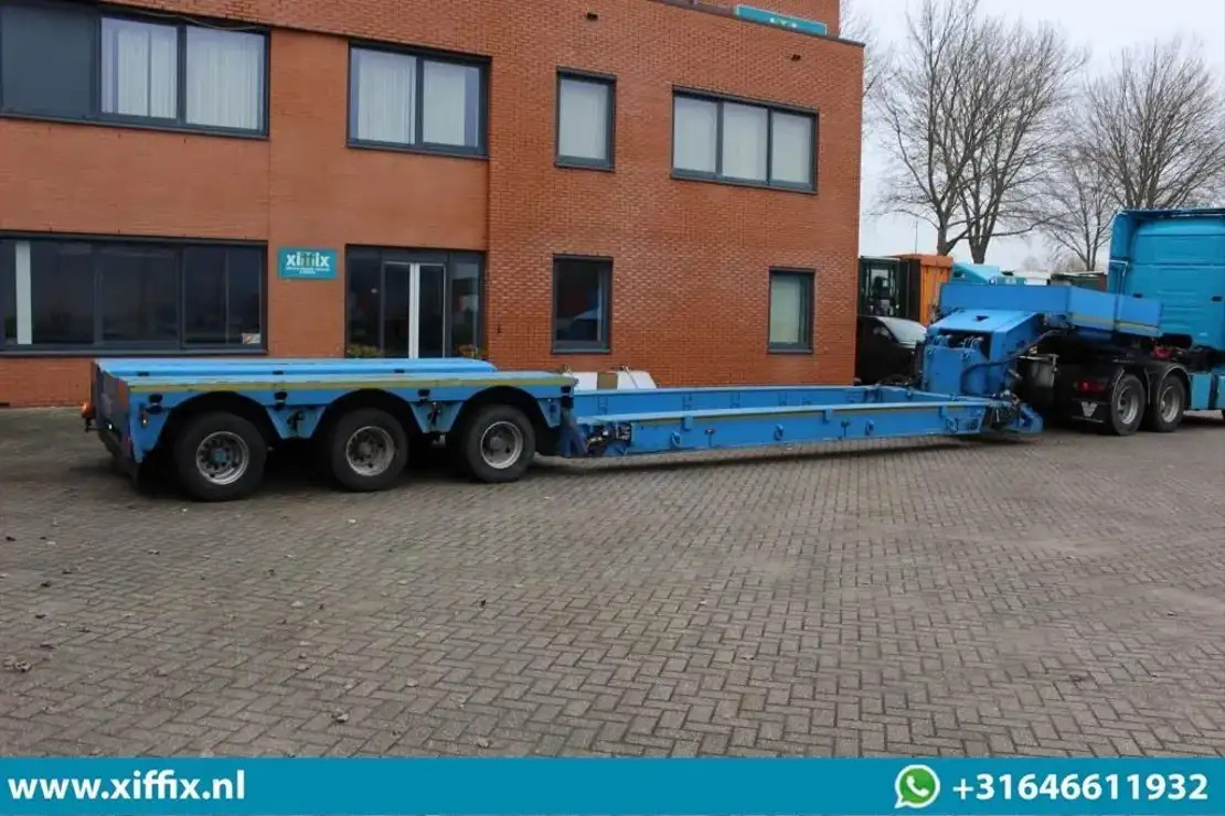 Semi-reboque baixa Faymonville 3-ass. Uitschuifbare dieplader met afneembare zwanenhals / Hydr. Vre: foto 12